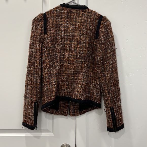FREE PEOPLE Women's Coco Tweed Jacket Size 4 - Picture 9 of 9